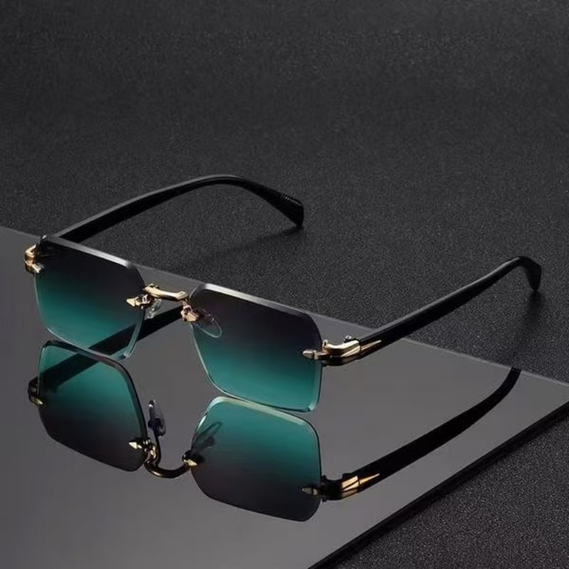 Sunglasses Uv400 - Occhiali da sole senza montatura, forma