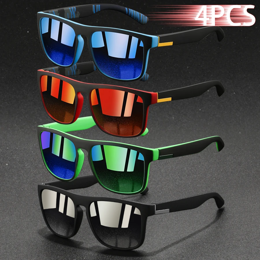 Designer Sunglasses - 1/4PCS Occhiali da sole vintage quadrati