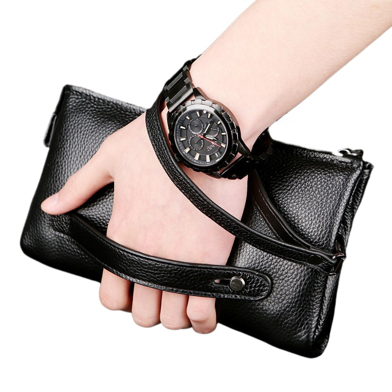 2025 Borsa a mano da uomo in v - Leather Wallet Men recensione e prezzo