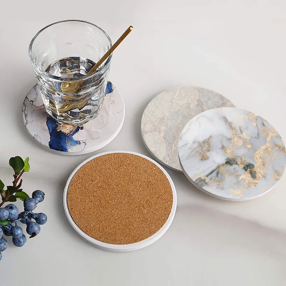 Sottobicchieri in ceramica ass - Marble Coaster Set recensione e prezzo